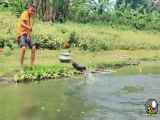 ماهیگیری با قلاب کودک خردسال (فیلم)