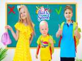 Diana and Roma in School Stories for Kids  Video compilation