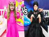 Diana vs Wednesday Pink and Black Challenge