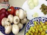 خوراکی با توت فرنگی