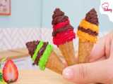 Mini Cake  Making Your Own Miniature OREO Ice Cream Cone | Mini Bakery