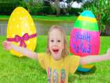 Nastya and Dad celebrate Easter Day in style  Easter Day Challenge for kids