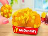 Easy Fast Food: Miniature McDonalds Meal  ASMR Cooking Mini Food