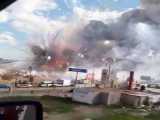 وقوع آتش‌سوزی و انفجار‌های گسترده در شهرک کاسپین قزوین
