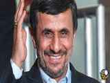 احمد نژاد شعار مردم دوست دارند