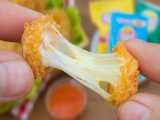 How to make Miniature Doritos Cheese Burger in Tiny Kitchen | ASMR Miniature C