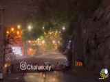 تصاویر اولیه از سیلاب وحشتناک امشب جاده چالوس