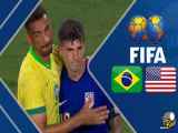 خلاصه بازی امریکا1 برزیل1 دوستانه