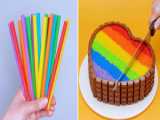Quick And Creative Cake Decorating Ideas | Awesome Rainbow Cake Compilation |