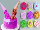 Amazing Flower Basket Cake Decorating Tutorials Like A Pro | Satisfying Flower
