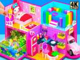 Make 5 Color House: Pinkie Pie Bedroom  Twilight Sparkle Purple Room  DIY Mi