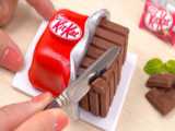 Satisfying Miniature CocaCola Fondant Cake Decorating | Fantastic Tiny 3D Choc