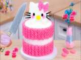 Wonderful Miniature Cat Cake Decorating Tutorials For Party  Satisfying Tiny F