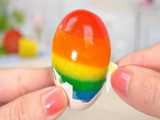 Wonderful Miniature Rainbow Egg Recipe | Perfect Miniature Fruit Jelly Recipe