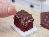 Sweet Miniature Matcha Chocolate KITKAT Cake Decorating Tutorial  Easy Mini Yu