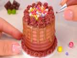 Amazing Chocolate Cake  Sweet Miniature Oreo Chocolate Cake Decorating | Tin