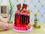 Amazing Chocolate Cake  Perfect Miniature Strawberry Chocolate Cake Decorati