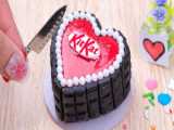Delicious Miniature Melted Chocolate KITKAT Cake Decorating  1000  Yummy Min