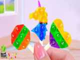 Rainbow Lollipop Candy  Miniature Rainbow Lollipop Candy Decorating | Tiny B