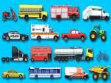 Street Vehicles Names and Sounds for kids with Surprise Eggs Cars and Trucks