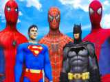 نبرد جذاب مردعنکبوتی و سوپرمن - مرد عنکبوتی اسپایدرمن spiderman