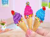 Fancy Miniature Rainbow Ice Recipe For Summer | Satisfying Tiny Fruit Dessert