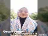 مدل آرایش ساده با حجاب صورت