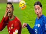 لحظه ی خنده دار فوتبال