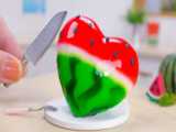 Fresh Miniature Watermelon Jelly Decorating | Wonderful Miniature Watermelon D