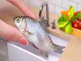 Delicious Fish Recipe Idea  Cooking Tasty Fish Fry Masala in Miniature Kitch