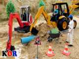بارگیری شن و ماسه با لودر اسباب باری