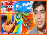 کل دریا جی تی ای مواد مذاب شده بود...جی تی ای وی...GTA V...جی تی ای ۵...gta 5