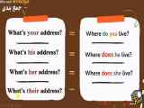 بازنشر ویدیوی «آموزش زبان انگلیسی هفتم : درس 7 | Lesson 7: My Address»