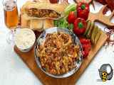 طرز تهیه سانویچ مرغ و قارچ با سس مخصوص