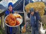 آشپزی در طبیعت: طرز تهیه بدون تغییر مفهوم این دو غذای خوشمزه ایرانی، پلو لوبیا و برنج