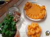 طرز تهیه حلوا زعفرانی برای مجالس