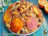 طرز تهیه کشمش پلو با اضافه کردن گردو به آن زیبا و منحصر به فرد است