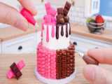 Miniature MM Chocolate Cake Decorating Ideas | ASMR Mini Cake Recipe