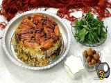 طرز تهیه پلو با باقالی و ته مرغ گرد ، کتف مرغ