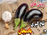 سه روش برای گرفتن تلخی بادمجان