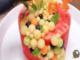 تزیین هندوانه برای جشن یلدا