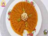 طرز تهیه حلوای زعفرانی مجلسی به همراه تمام نکات