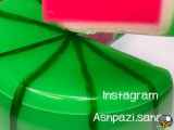 کیک هندوانه برای شب یلدا با طرح جدید
