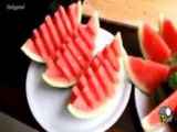 ایده تزیین هندوانه برای جشن شب یلدا
