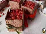 آموزش طرز تهیه دسر جعبه انار