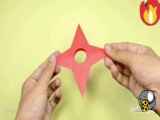 ساخت شوریکن آسان با استفاده از کاغذ