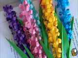 ساخت دسته گل کاغذی