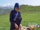 طرز تهیه کباب مرغ در کوهستان دماوند
