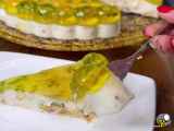 آموزش تهیه کیک با تزئین ژله