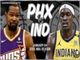 خلاصه بسکتبال ایندیانا پیسرز در برابر فینیکس سانز